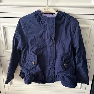 Old Navy Kids Peplum Raincoat in Deep Blue size 3T